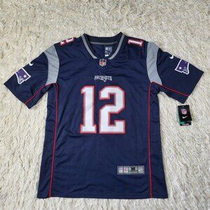 New England Patriots Authentic Tom Brady Nike NFL Football Jersey - Size Medium